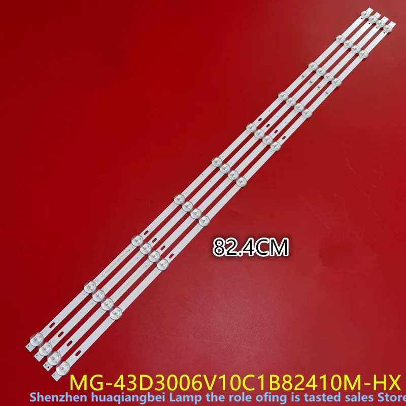 LED backlight strip for SHAASUNG UA5000 Light bar MG-43D3006V10C1B82410M-HX  Back light 10LED  82.4CM  100%NEW