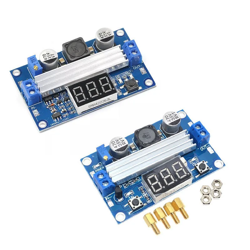 

1/2-20/50Pcs DC-DC LTC1871 Step-up Power Module High-Power 100W 3A Adjustable Output 3.5-35V Digital Display