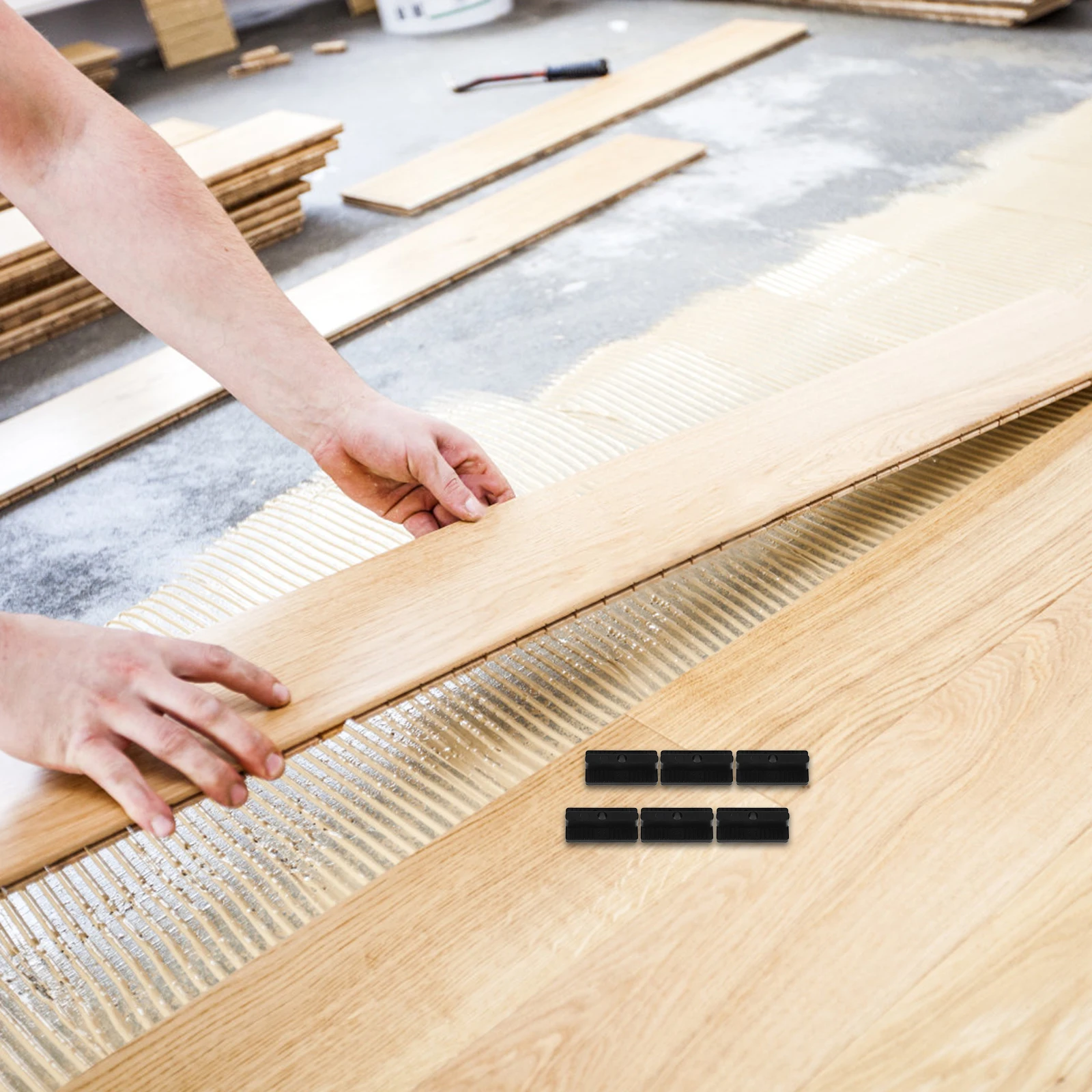 200Pcs Composite Deck Fasteners Hidden Fasteners for Decking Corrosion Resistant Lasting Outdoor Use Parks Gardens