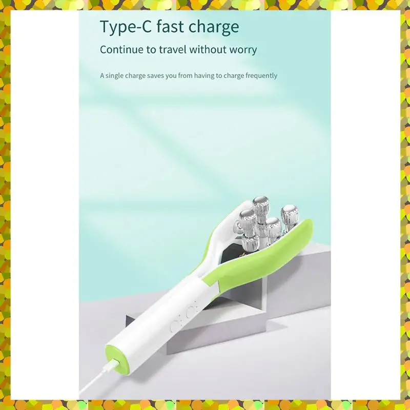 AGLH EMS Microcurrent Roller Artefak Pelangsing Wajah V-face Pemijat Wajah Kecantikan untuk Mengencangkan dan Mengangkat Wajah