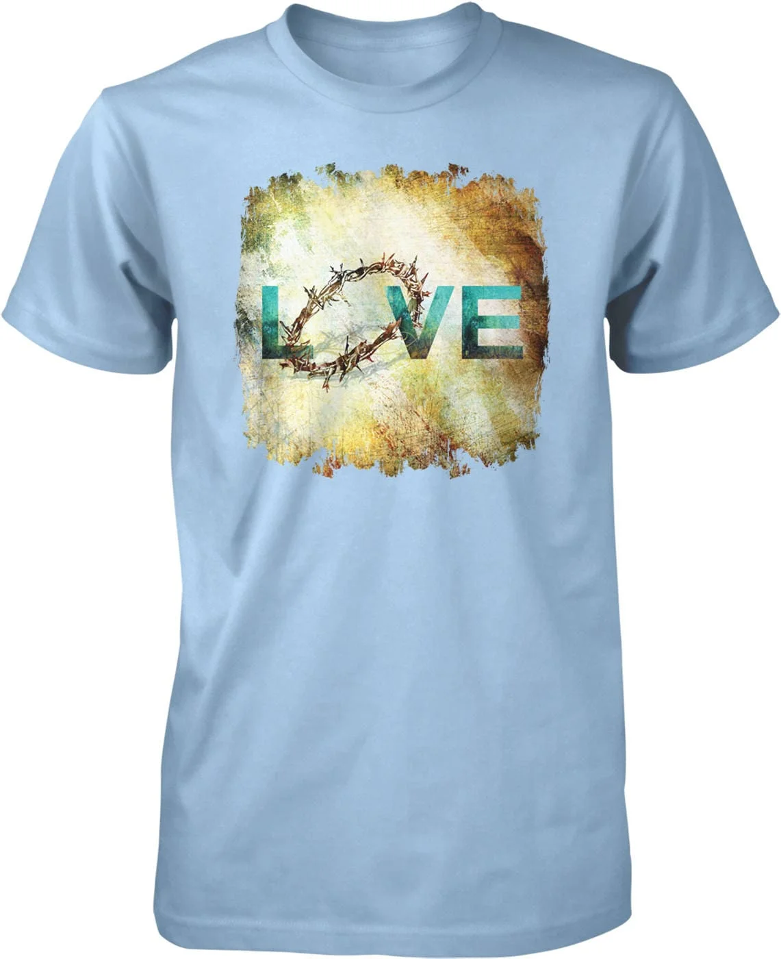 Love Crown of Thorns Men's T shirt NOFO_01062