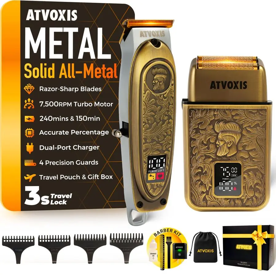 

Body RazorSharp TBlade Триммер для бороды с 4 защитными усилиями, набор для бритья с фольгой для мужчин, электрическая беспроводная 3-скоростная фольга Ra