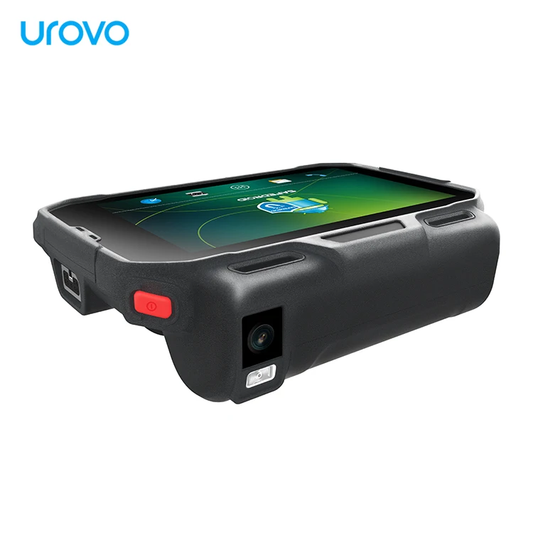 For IP65 Waterproof Android 10 Handheld Rugged Mobile Computer 8MP Camera Barcode Scanner Rechargeable 2850mAh Battery-in