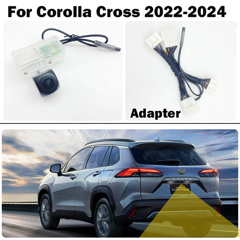 

Автомобильная камера заднего вида для Toyota Fr Pangerlande Corolla Cross 2022-2024 OEM 10,25-дюймовый заводской экран Witou, аксессуары для кодирования