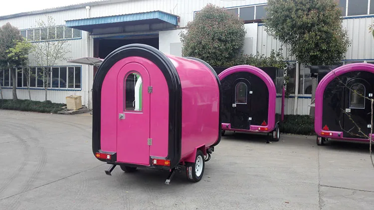 YG Factory Unique Design Ice Cream Food Trailer Food Trucks Mobile Food Trailer For London