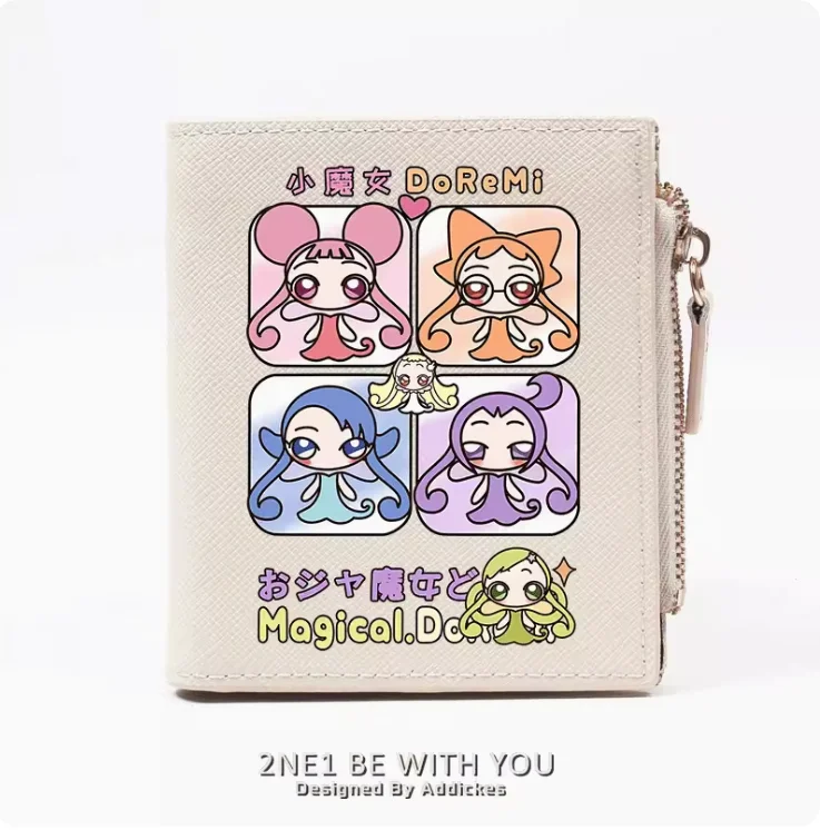 Anime Magical Doremi Fashion Wallet PU Purse Card Coin Zipper Money Bag Cosplay Gift B333