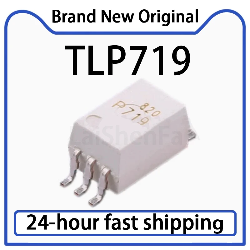 5PCS TLP719 SOP6 Logic Output Optocoupler DC Input 1-channel Isolation Voltage (rms): 5000V Original Stock