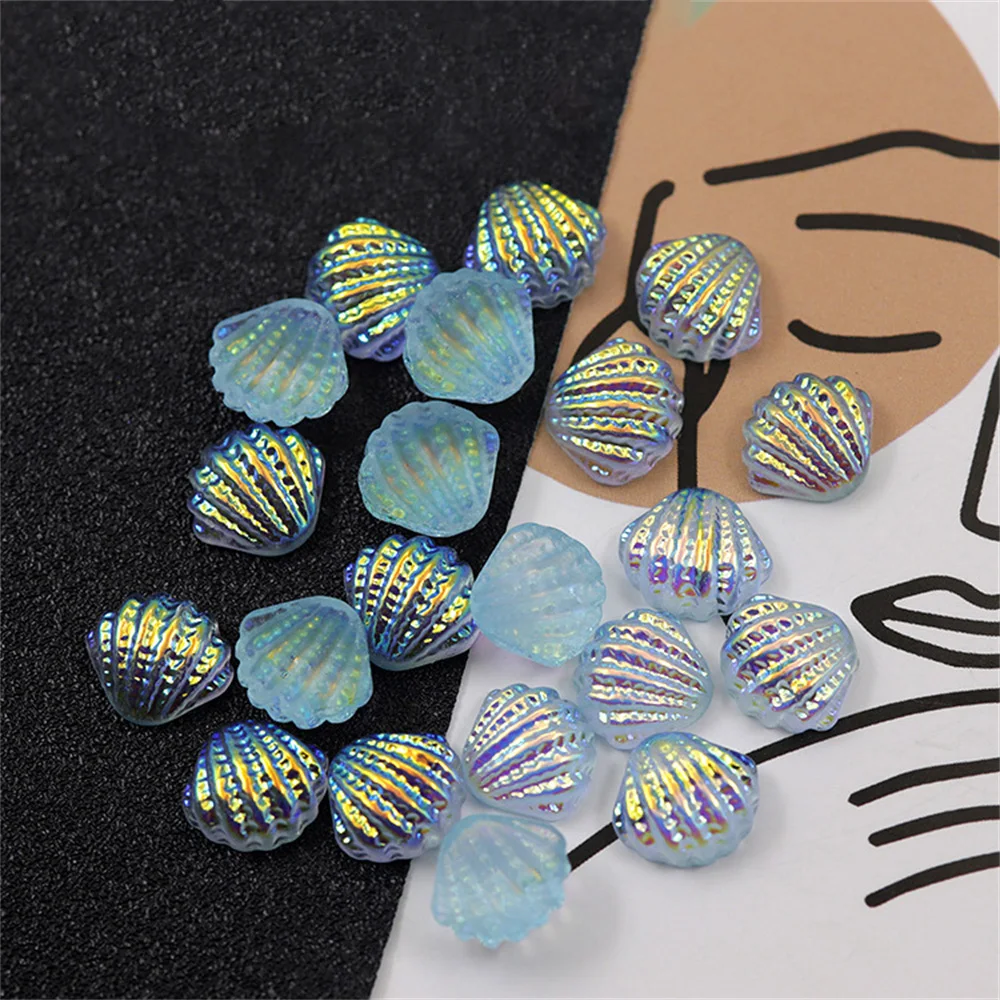 20st Zeemeermin Nail Steentjes 3d Zomer Oceaan Serie Aurora Heldere Witte Schelp Nagel Decoratie Diy Kawaii Nagel Accessoires