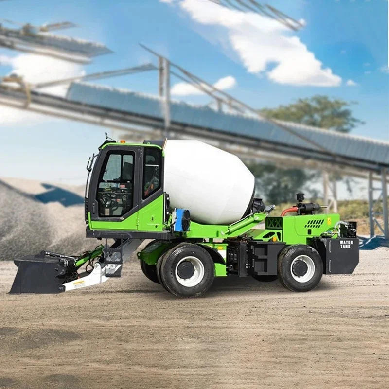 Small 3.5 Cubic Meter Mobile Self Loading Concrete Mixer Truck Self Punking Mobile Concrete Mixer Trucks