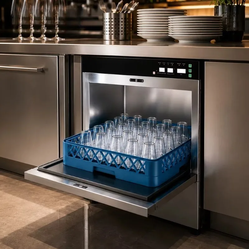 Undercounter Dishwasher, Stainless Steel, Electric, Automatic, Built-in, Energy Star, High-Temperature, Commercial Grade