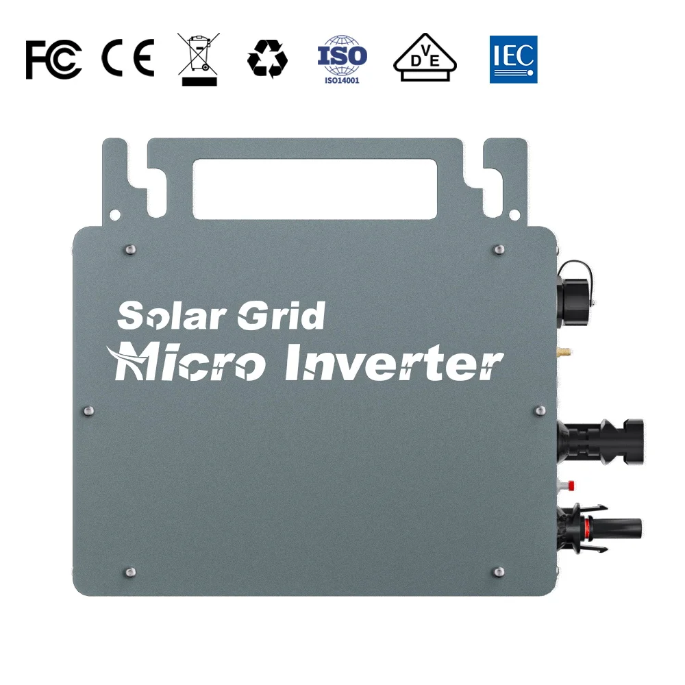 PV Input  20~50V AC Output 110V/230V 250W 300W 350W 400W 450W 500W 550W Micro Solar Grid Tie Inverter With WIFI Monitor EU Plug