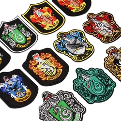 Anime Harries Magic AcademyFigure Embroidery Patches on Clothes Stickers for Jacket Cartoon Potter Pants Bag Clothing Patch