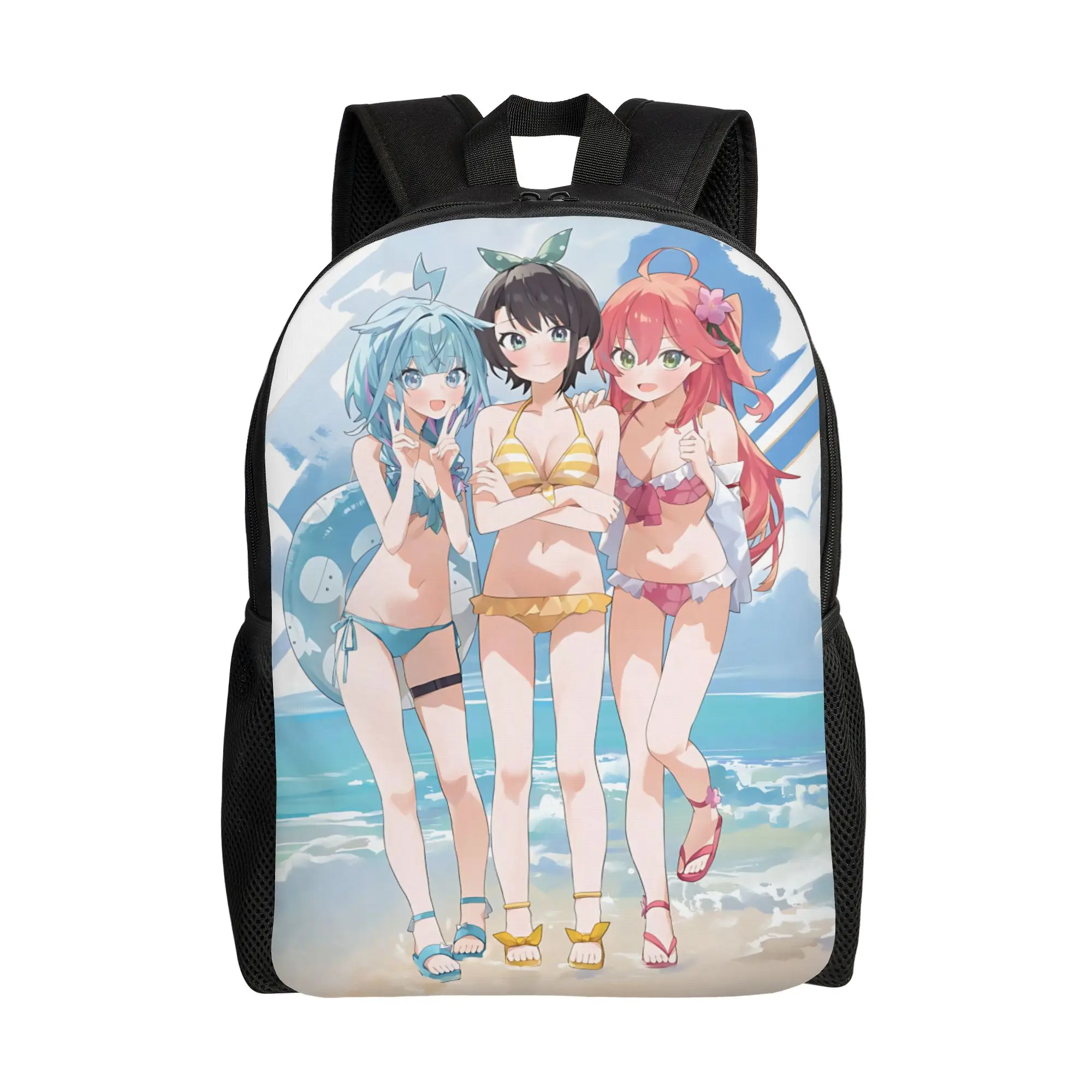 

Pokemon Backpacks Daypack Summer Vibes mochila Campus Sturdy Shoulder Rucksack