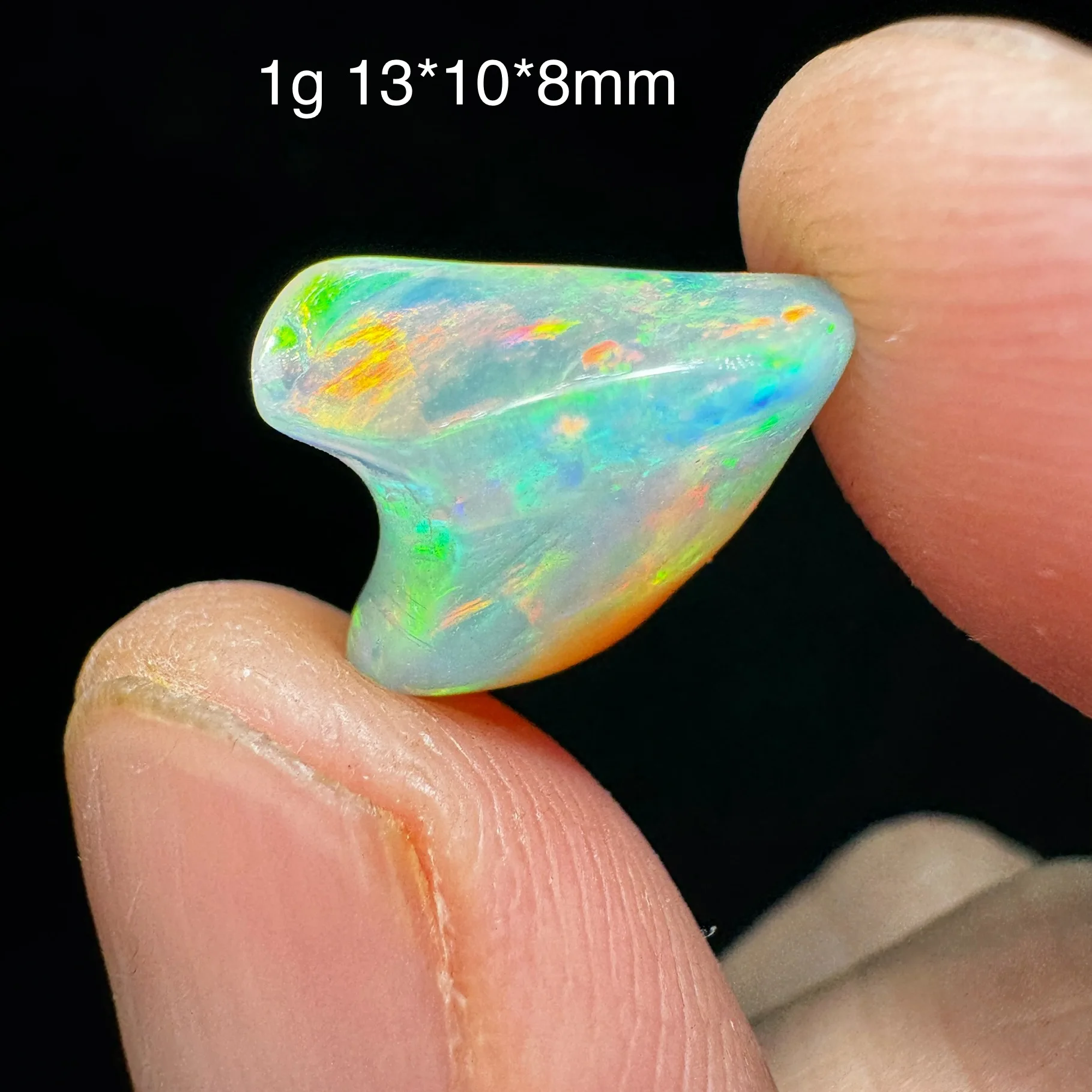 1g Natural Rough Polished Colorful Ethiopia Opal Gem Mineral Specimen Healing Quartz Crystals DIY Gemstone