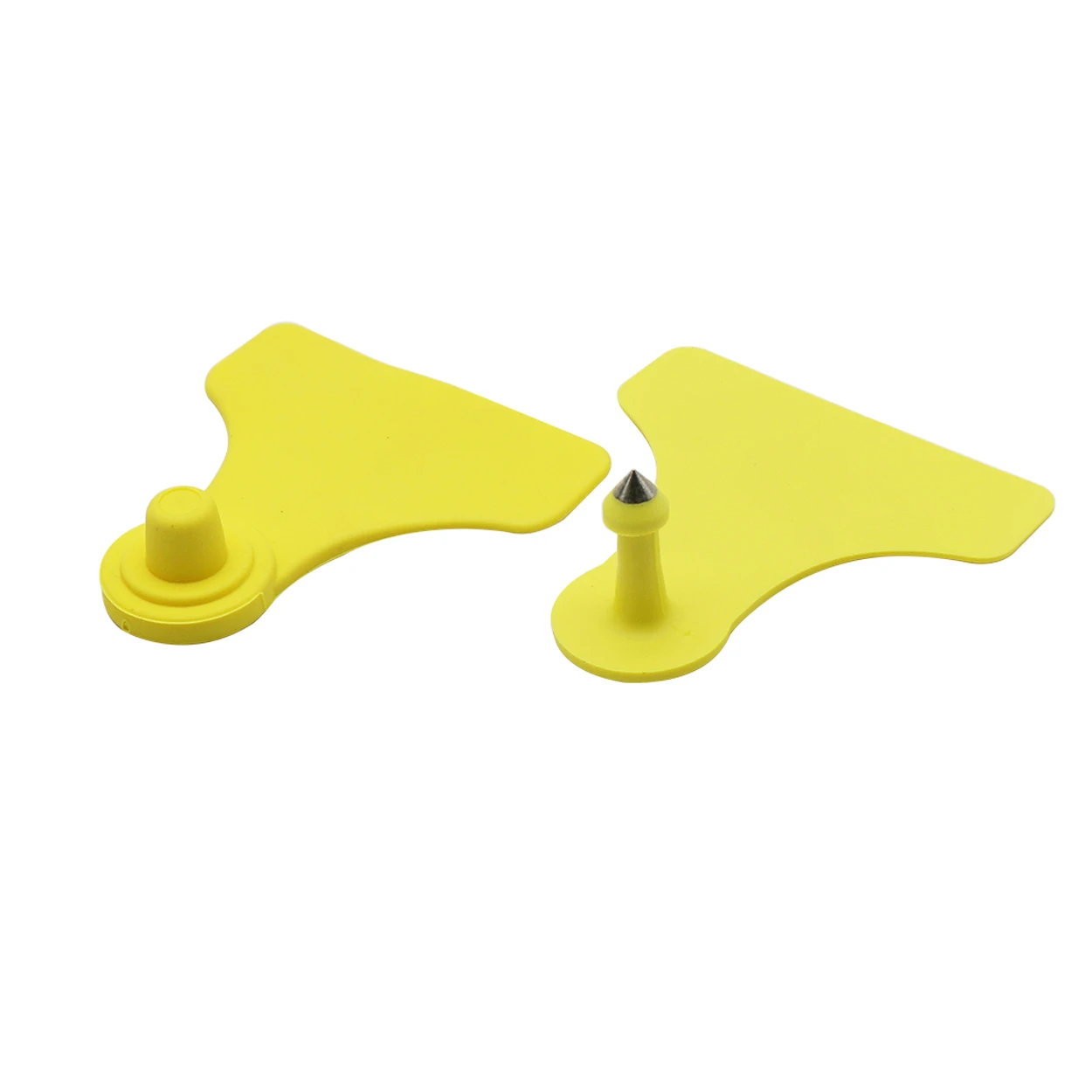 5 Pz 60*58mm Maiale Sow Bovini TPU Ear Tag Piastra Senza Parole Double-sided In Bianco Etichetta Numero Personalizzato Identificazione di Animali da Fattoria
