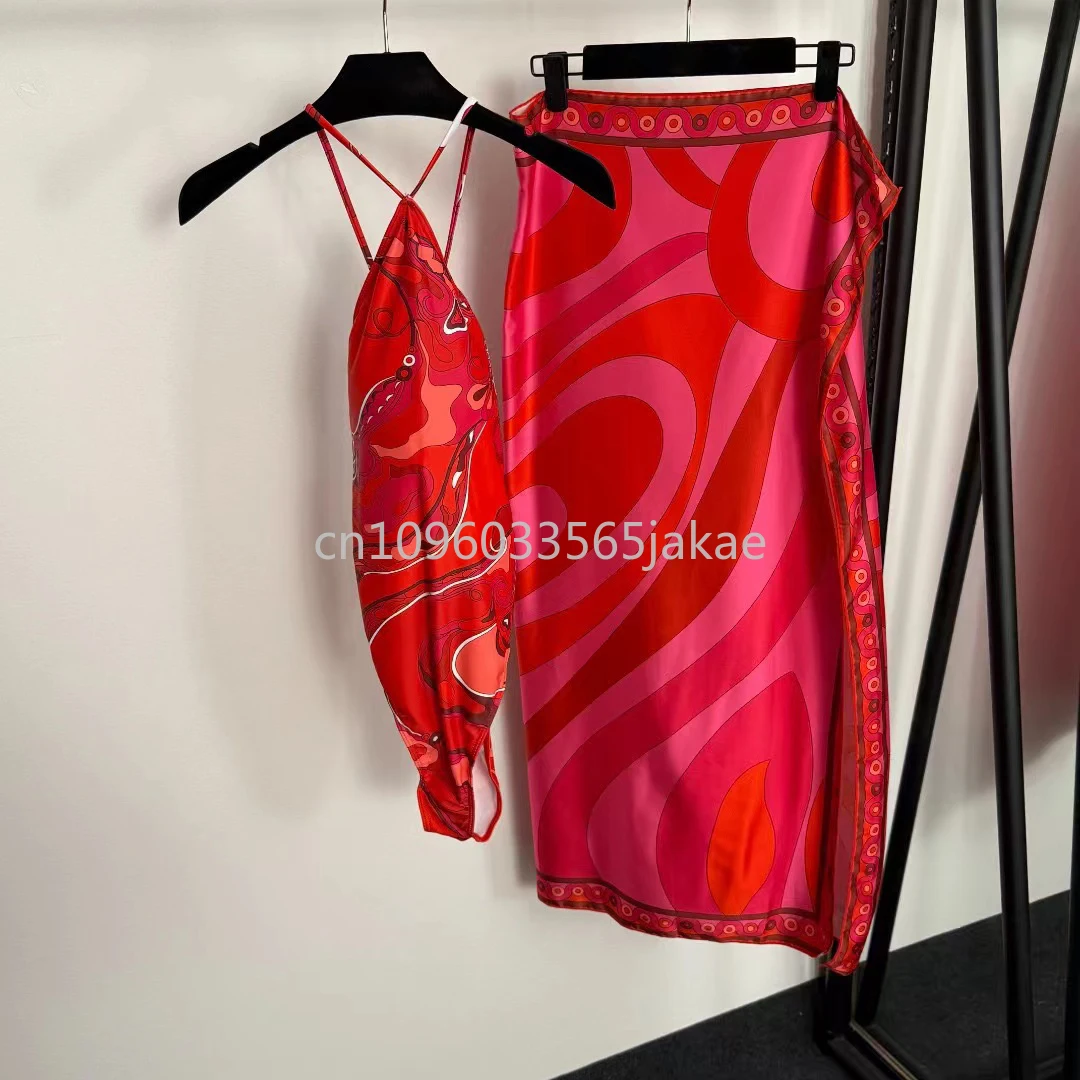 

2025 Luxury Brand Scarf Swimsuits Designer Brand Bikini Set Sexy Beach Swimwear