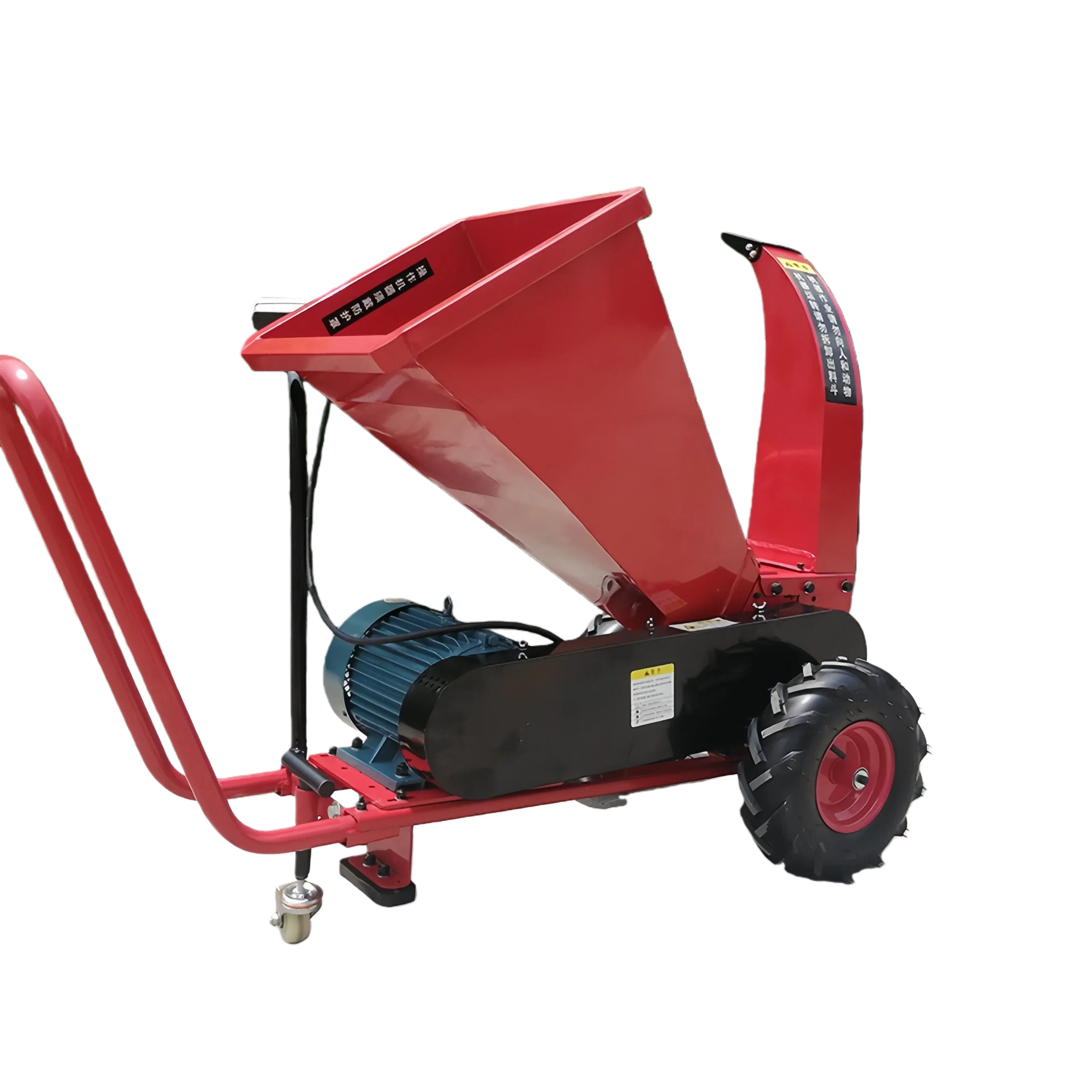 -For High-Speed Steel Sharp Blade Mobile 170F  Leaf Branch Shredder Straw Twig Crusher for Wood Branch Crushing*