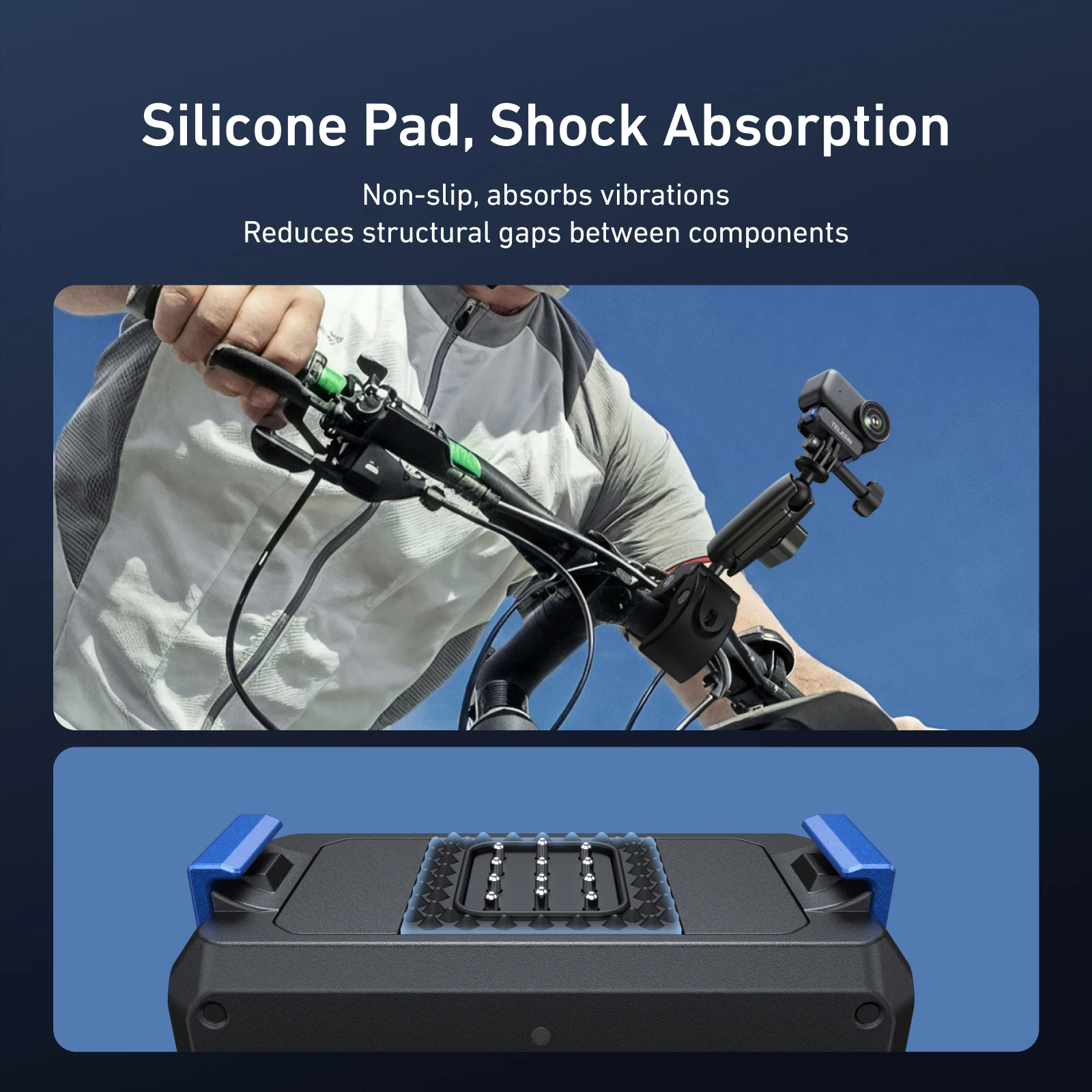 Магнитное быстроразъемное крепление адаптера для зарядки для DJI Osmo Nano, складная основа с резьбой 1/4 дюйма и зарядным портом USB-C