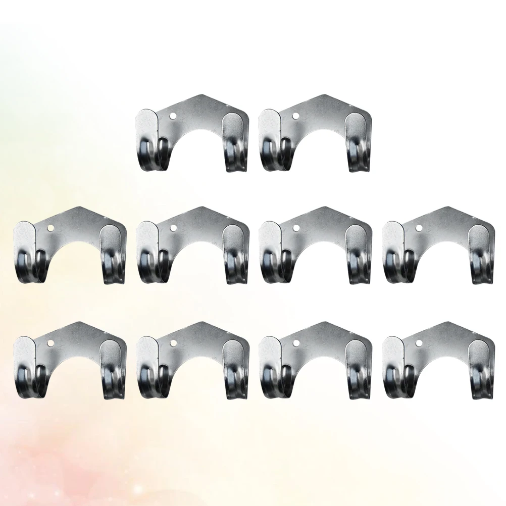 

10 Pcs Garden Tool Hook Gardening Screw Utility Hooks Hanging Hose Iron Rack Broom