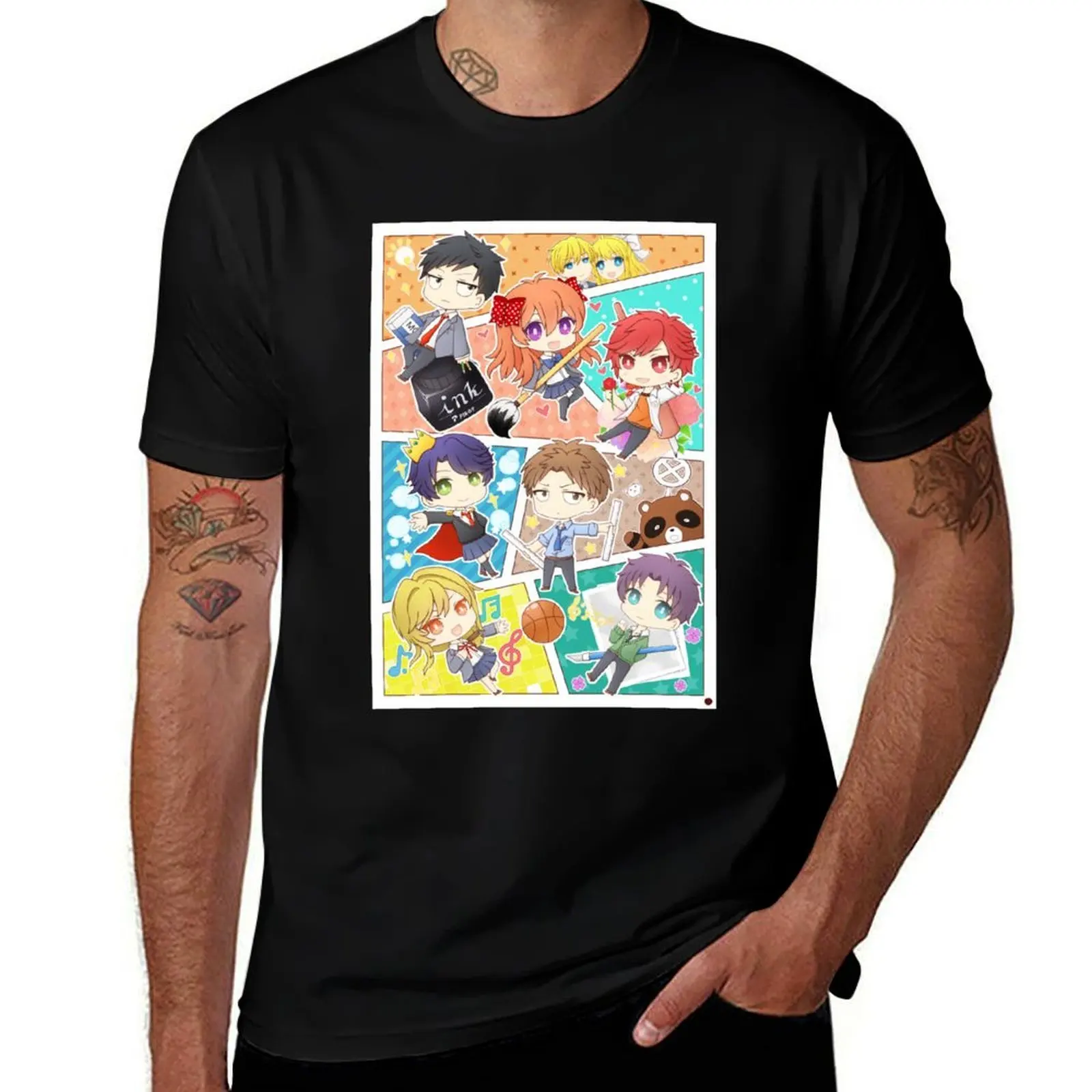 Nozaki-kun T-Shirt Active Wear Sports T-Shirt for Men
