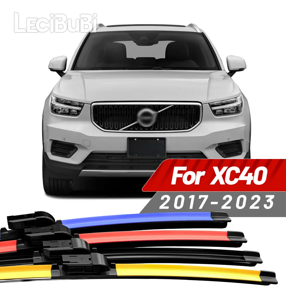 2 Stück für Volvo XC40 2017–2023 2018 2019 2020 2021 2022 Frontscheibenwischerblätter Scheibenwischer