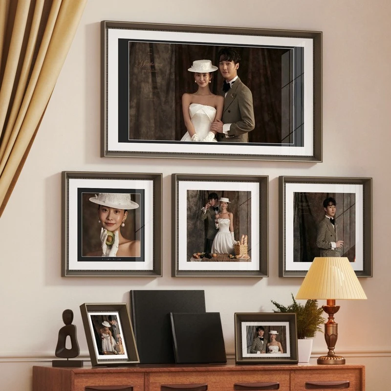 nlarged hanging on the wall, wedding washing photos 48-inch printing and rinsing to make photo frames, wedding photo frames