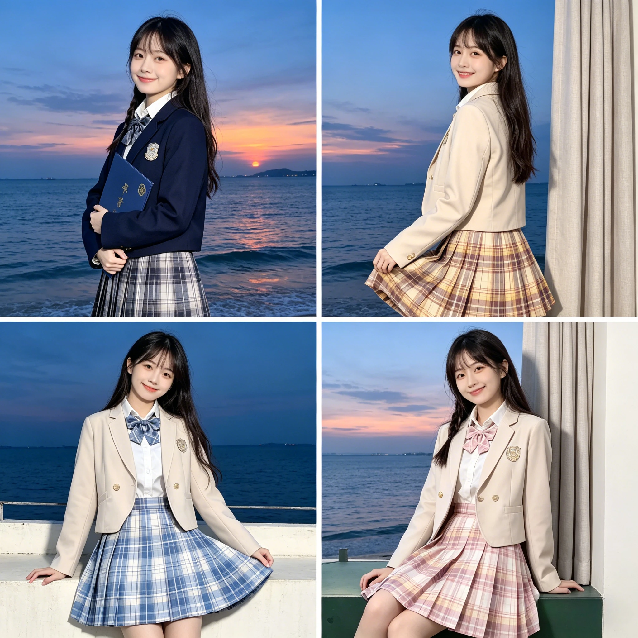 JK School Uniform One Button Blazer, Preppy Short Coat for Girls, Ideal for Graduation Photo and Daily Class Campus Wear