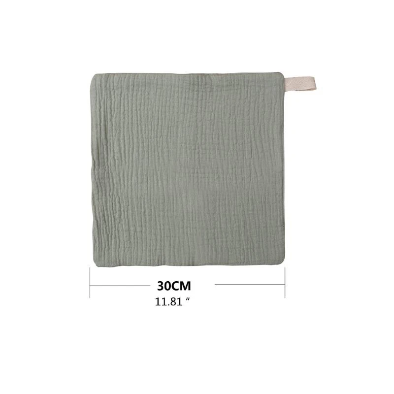 J15U مرايل للأطفال بلون واحد أشياء لحديثي الولادة مرايل لإطعام الطفل من القطن ملحقات الطفل أشياء تجشؤ صديقة للبشرة للأطفال الرضع