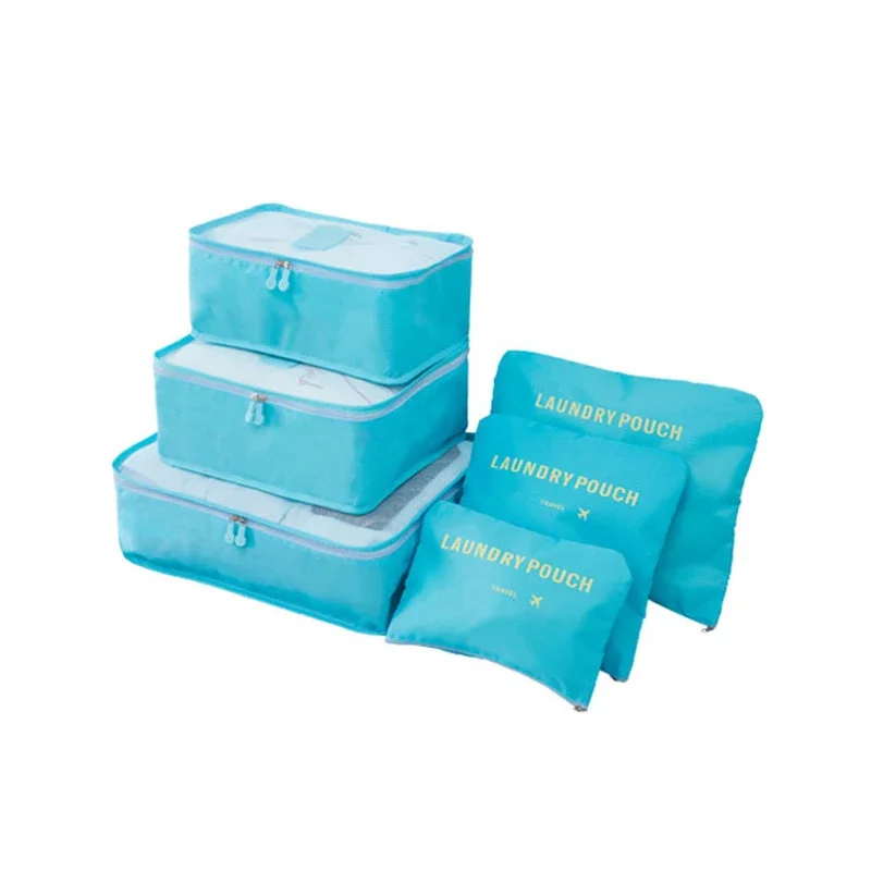 6 قطع/مجموعة حقيبة تخزين سفر الأعمال، تخزين الملابس المنزلية، مقاومة للماء وسهلة التنظيف، وداعًا للحياة الفوضى #4