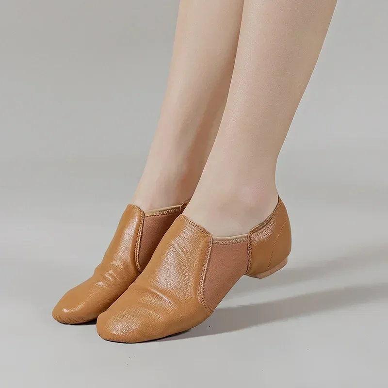 

Jazz Dance Shoes Women Adult Competition Training Latin Dance Shoes for Children Leather Soft Sole Exercise Breathable W20