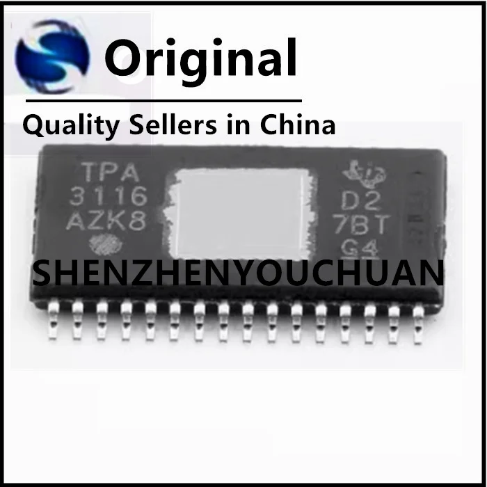 TPA3116D2DADR TPA3116D2  TPA3116  HTSSOP-32-6.1mm Audio Power OpAmps ROHS  IC Chipset New Original