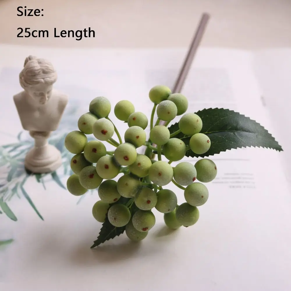 Amerikanisches Pastoral-Arrangement mit künstlichen Beeren, künstliche Weihnachtsblumen, DIY-Beeren-Requisiten – Detail 1