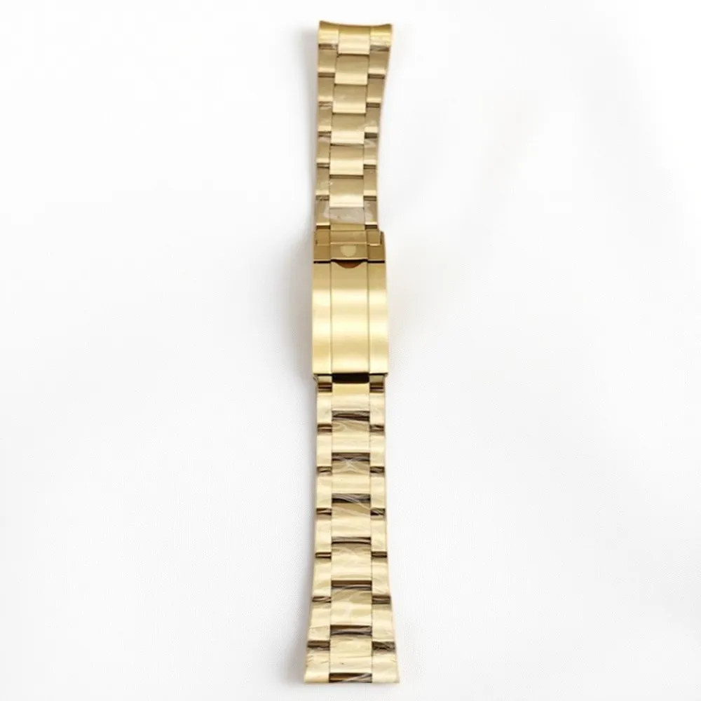 Складная пряжка, полностью стальной ремешок 20 мм для мужских часов Daytona, аксессуары для модификации