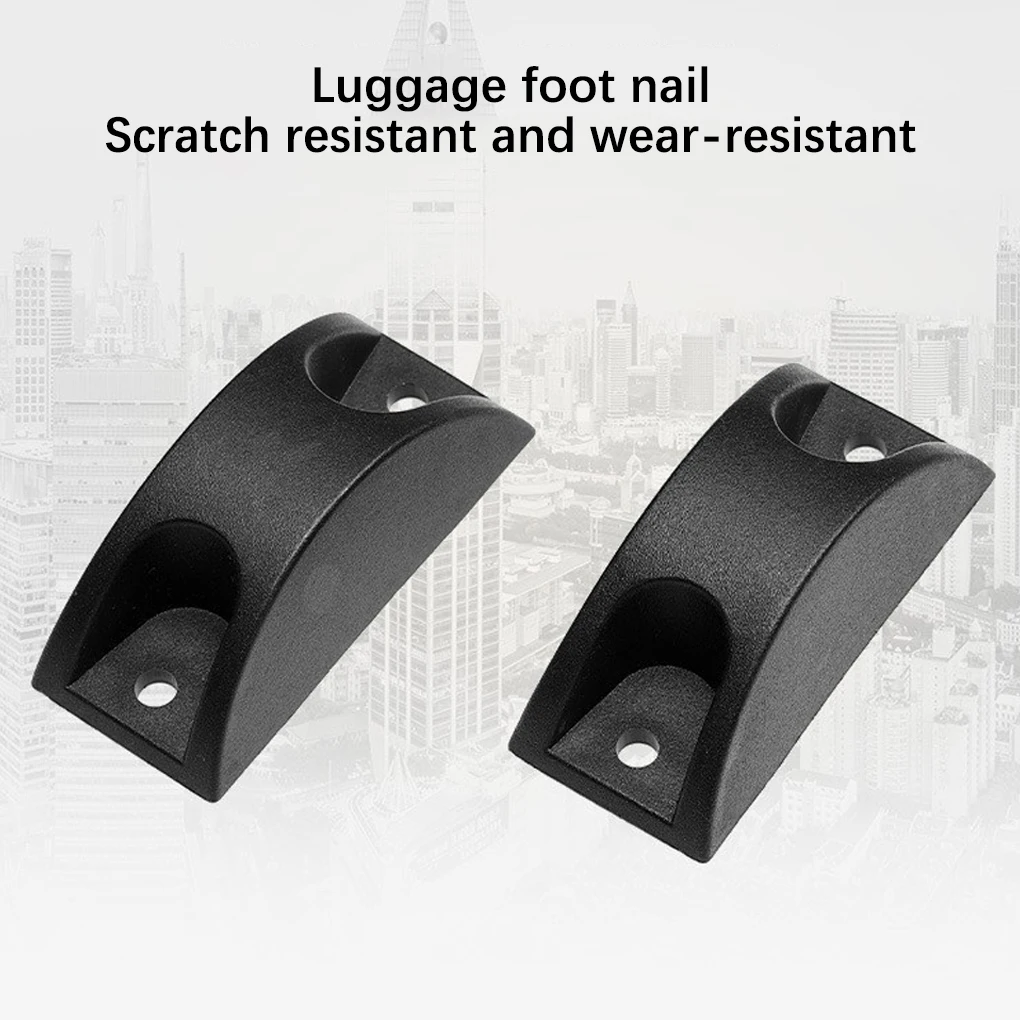 Universal Luggage Bag Support Stand Feet Stud Trolley Suitcase Front Base Foot Pads Replacement Part Maintenance Accessory