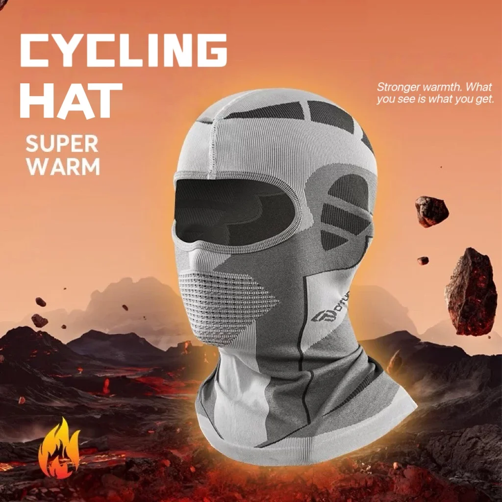 Dtcycle/Dongtu Outdoor Winter Neue Radfahren Kopfbedeckung Warme Gesichtsmaske Temperaturverriegelung Verdickte Atmungsaktive Ski Halsmanschette Hut