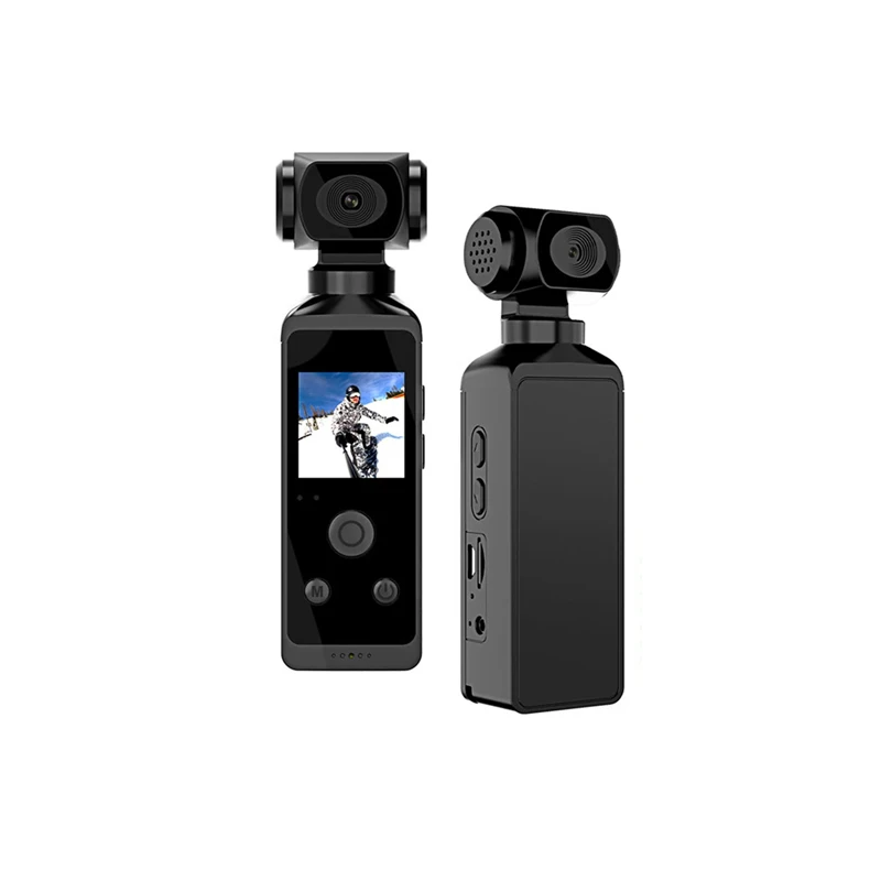 

4K Ultra HD Pocket Action Camera 270 Rotatable Vlog Wifi Mini Sports Cam Waterproof Case Helmet Travel Bicycle Driver Recorder