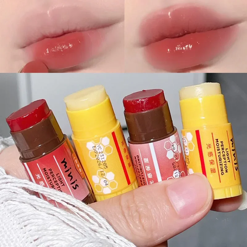 Mini Colored Lip Balm Moisturizing Fruity Jelly Lipstick Makeup Lasting Nourish Reduce Lipline Anti-drying Lips Care Cosmetics