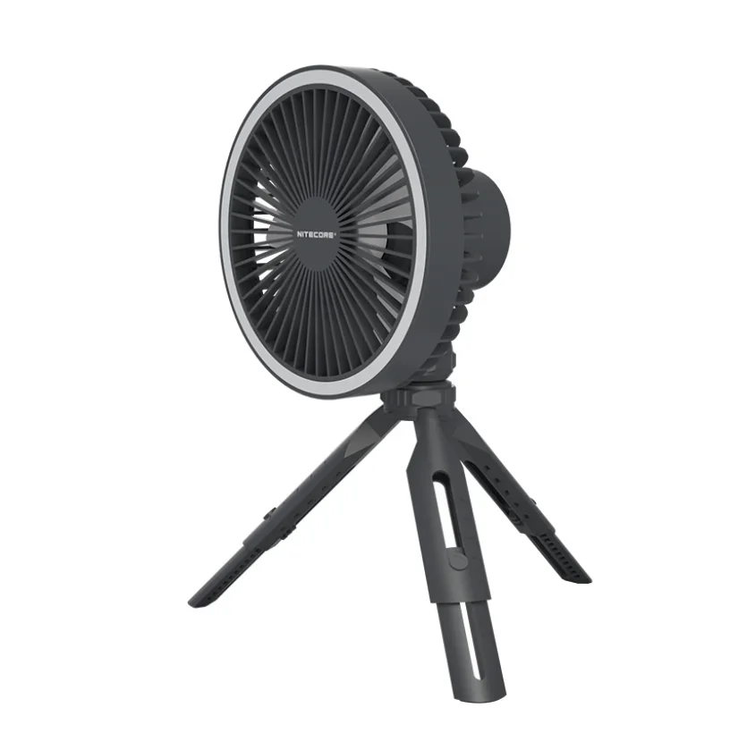 Imagem -02 - Ventilador Multifuncional Electric Fonte de Alimentação com Led Ring Light Lanterna Camping 10000mah Nitecore-nef10