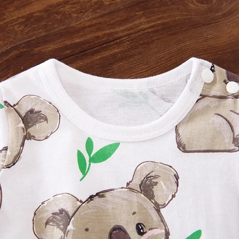 Spring Autumn Baby Boy Girl Clothes Koala Onesie Cotton Cosplay Costumes One Piece Romper Pajamas Coming Home 3 6 9 12 18 Months