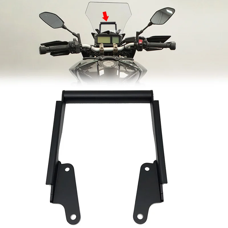 Motorcycle GPS Phone Navigation Bracket Front Bar Phone Holder Mount Stand For Yamaha Tracer 900 FJ-09 Tracer900 MT-09 2016-2017