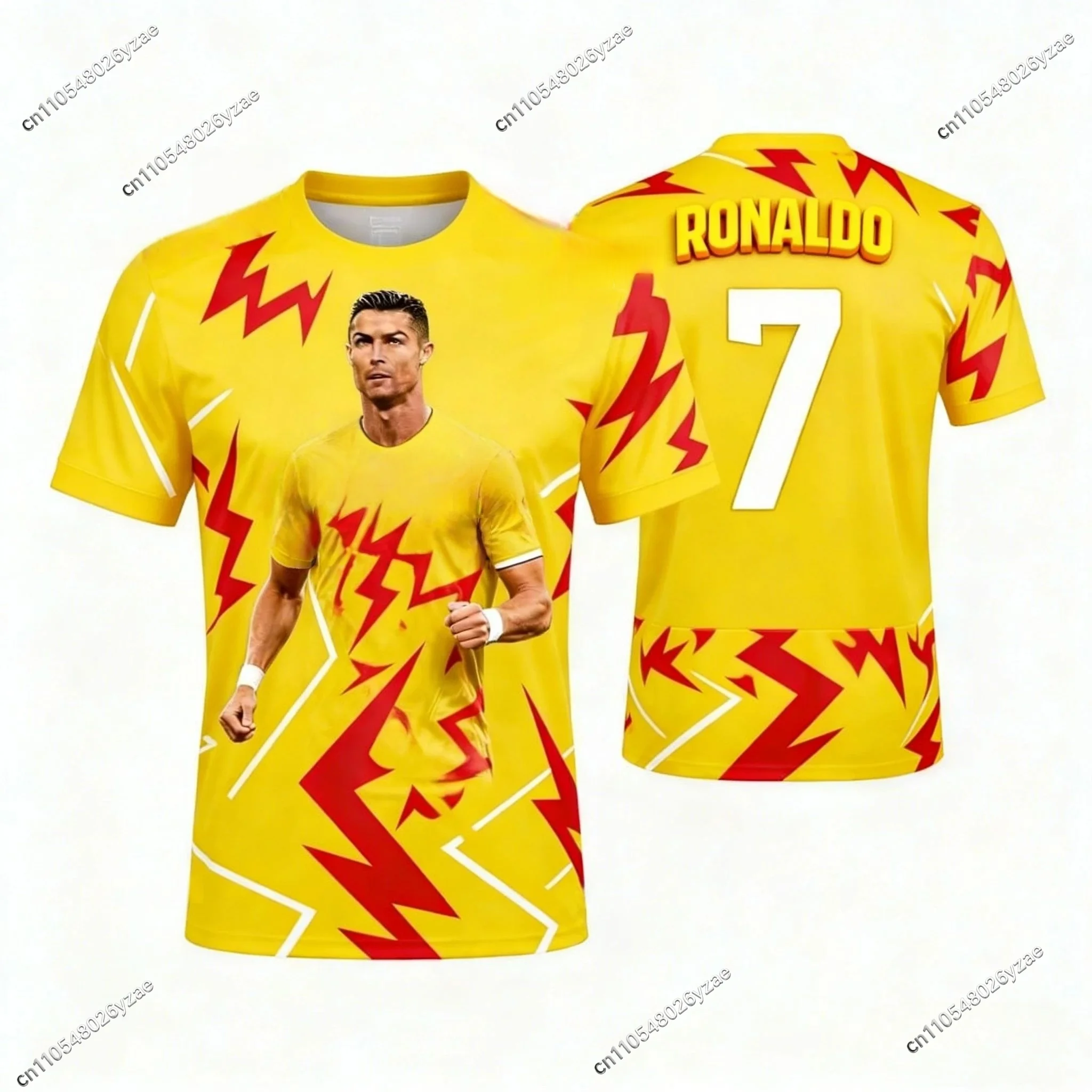 AI Men Jersey GPT Ronaldo # 7 Special Edition Football Jersey for Men Women Kids Commemorative Soccer Shirt Quick Dry Sportswear