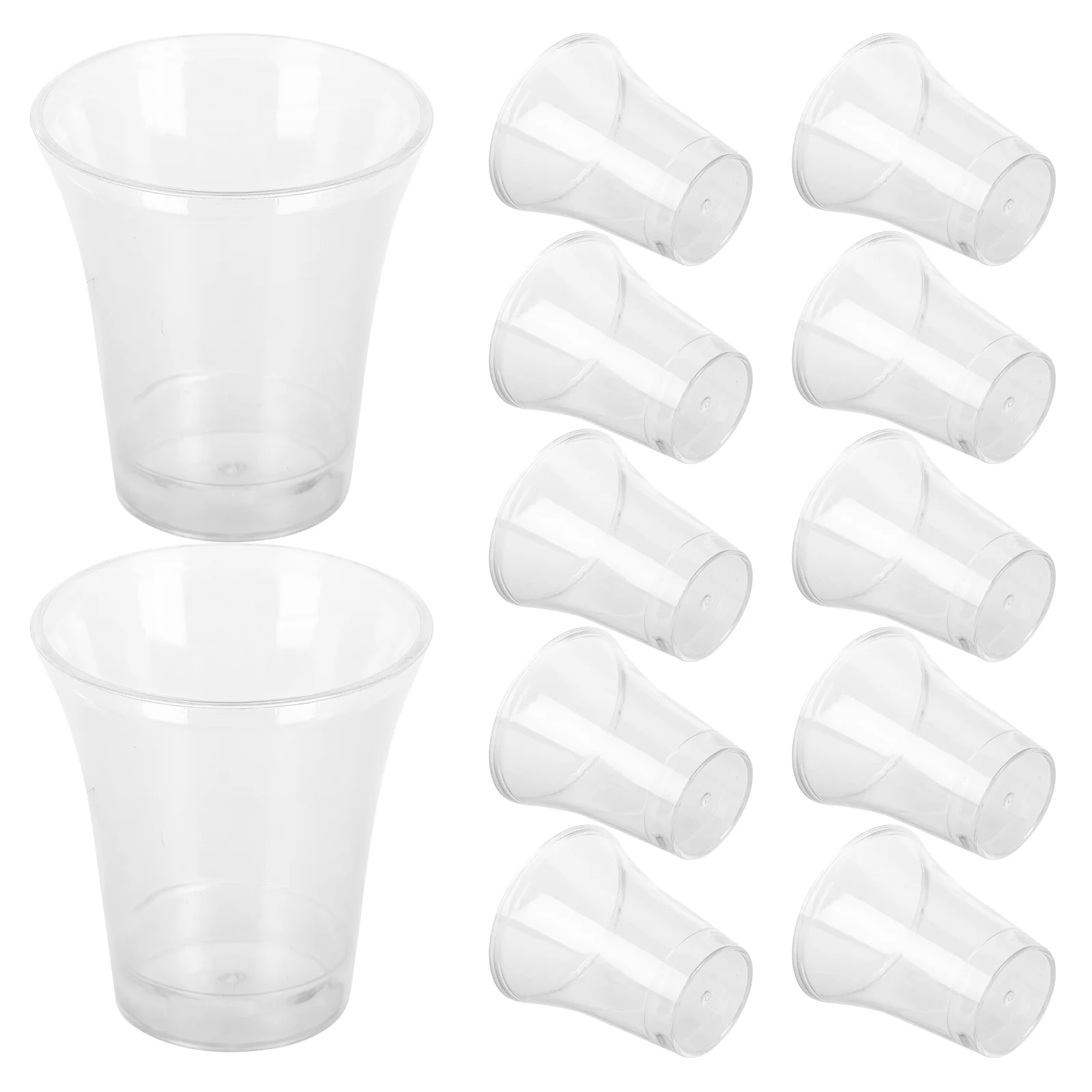 

200 Pcs Chalice Cup Charcuterie Cups for Kitchen Glass Reusable Margarita Plastic Bathroom Communion