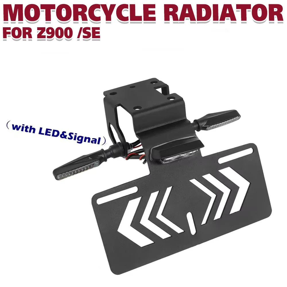 Z900/SE License Plate Holder For Kawasaki Z 900 SE Z900SE 2025 Motorcycle Rear Tail Tidy Fender Eliminator Turn Signal LED Light