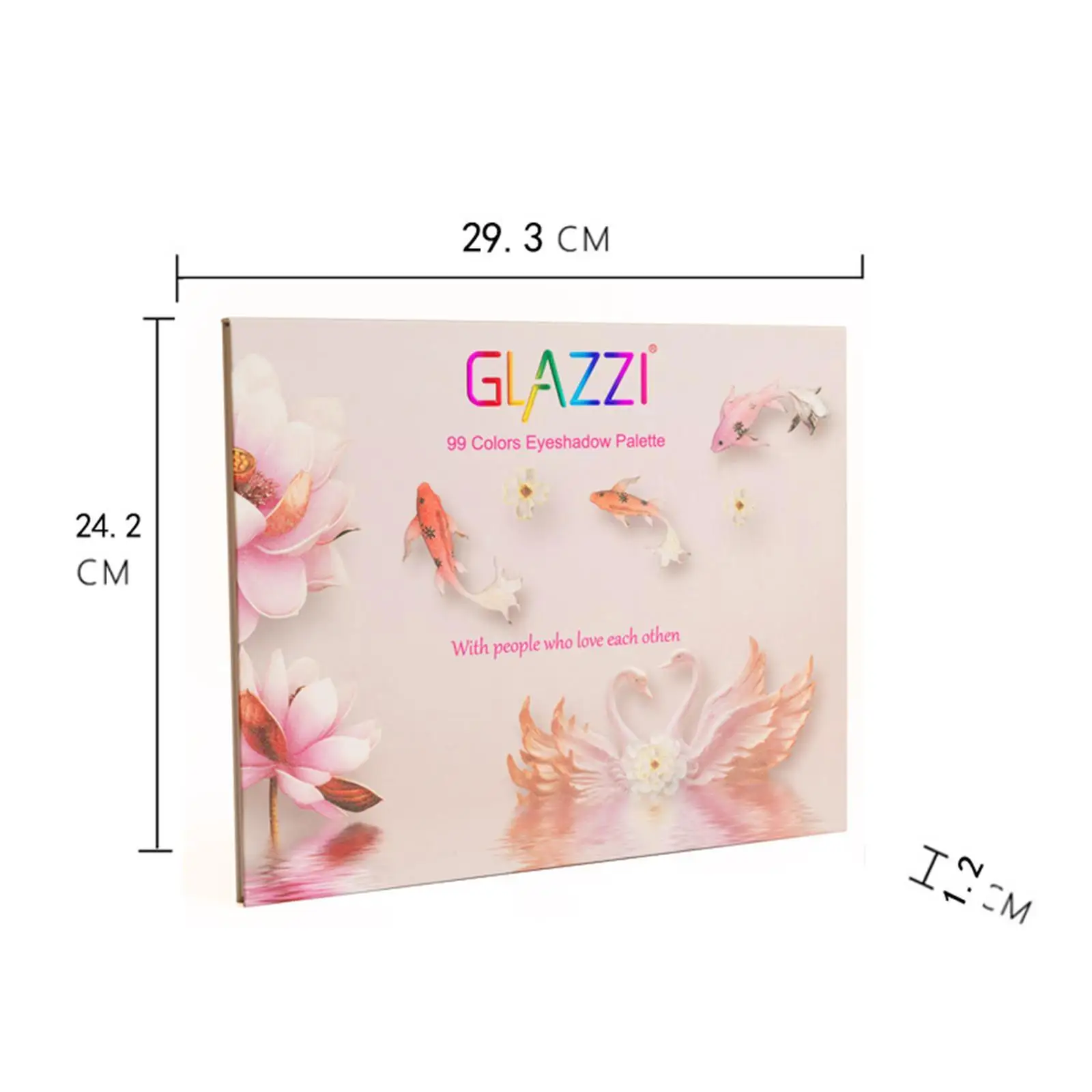 Palette de fards à paupières 99 couleurs, Palette de maquillage à paillettes mates, cosmétique