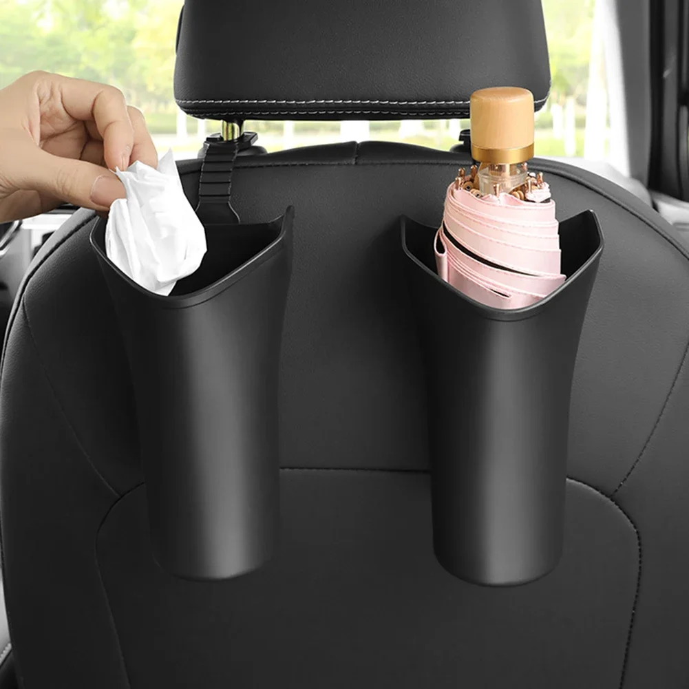 

Muliti-purpose Car Seat Back Storage Box Umbrella Bverage Trash Storage Holder Auto Cup Holder Garbage Can Stowing Tidying