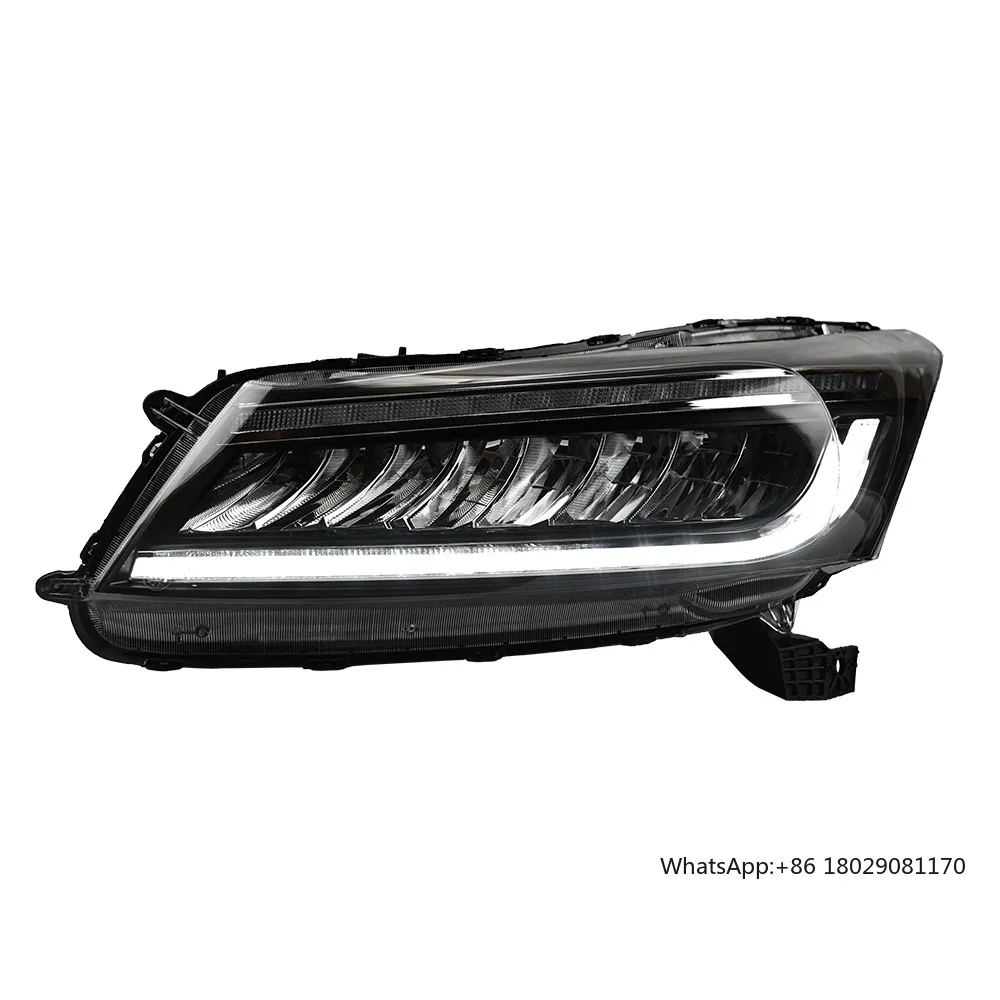 

Car Lights for Accord LED Headlight 2008-2012 Dynamic Signal LED DRL Hid Head Lamp Angel Eye Bi Xenon Accessories