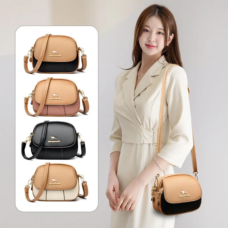 

Women's New Summer Fashion Soft Leather Casual Shoulder Bag Mobile Phone Bag Niche Crossbody Bag