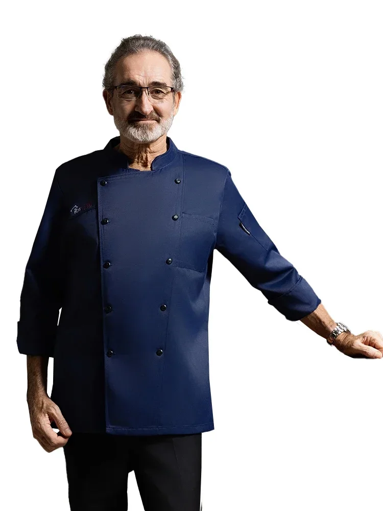 Catering Chef Uniform Professional Cooking Jackets Restaurant Kitchen Work Uniform Food Service Cook Shirt for Men's and Women's