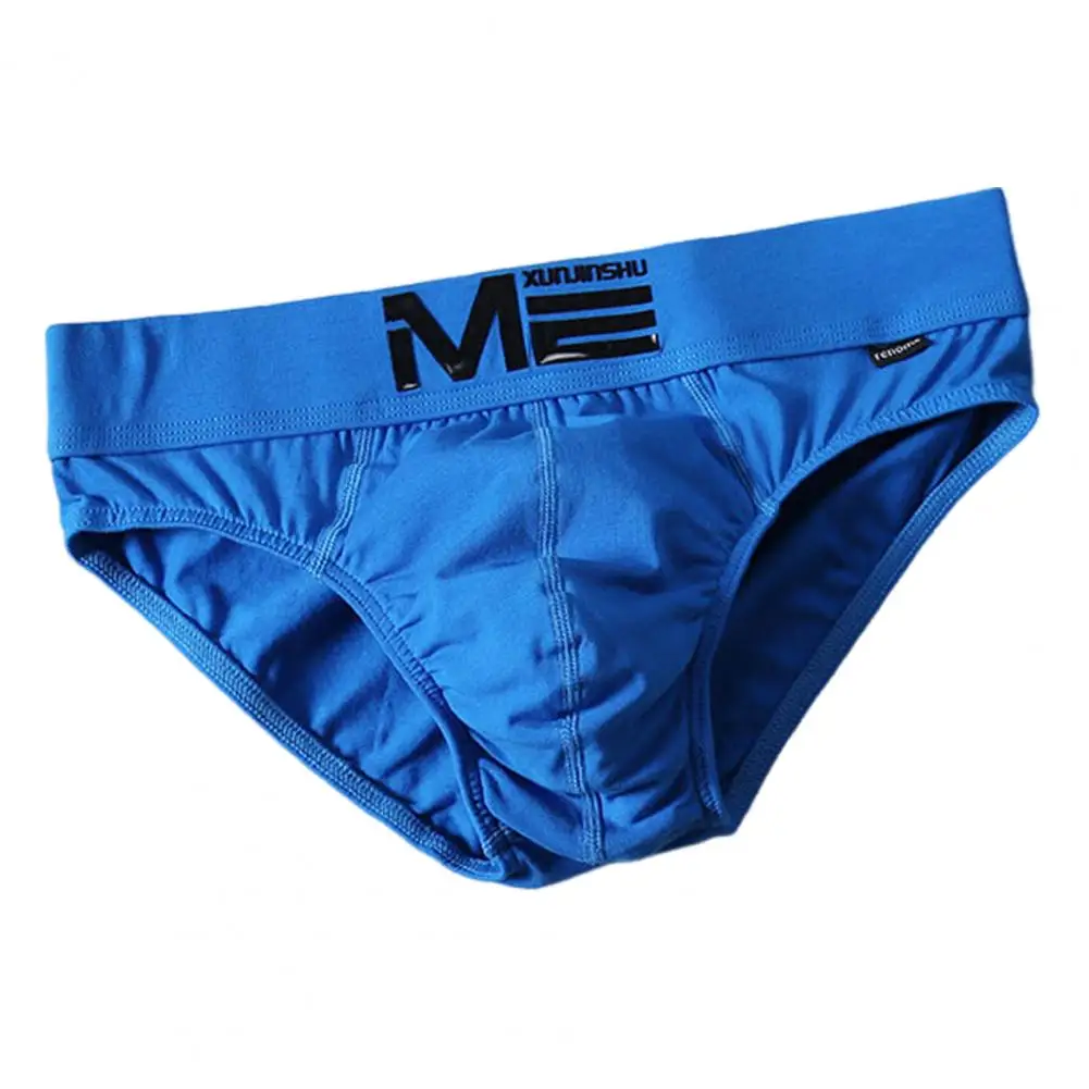Men Briefs with U-shaped Bag Breathable Men Panties Men\'s Low-rise Briefs with 3d U-shaped Bag Wide Elastic Waistband for Men