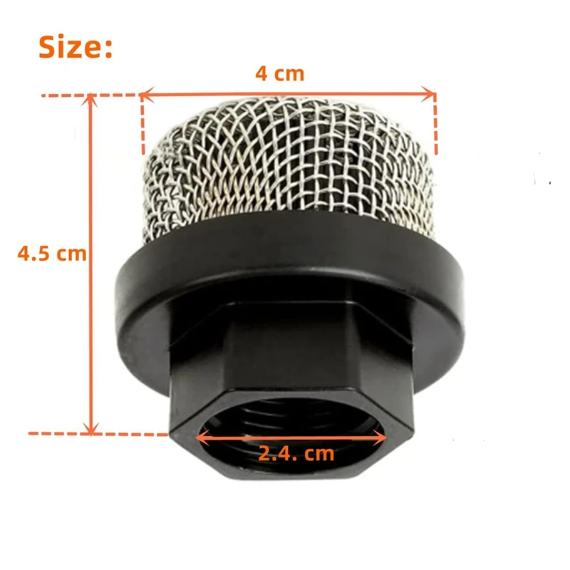 4 Pieces 246385 Inlet Suction Strainer Mesh Filter Intake Hose Strainer Screen Filter For Sprayer